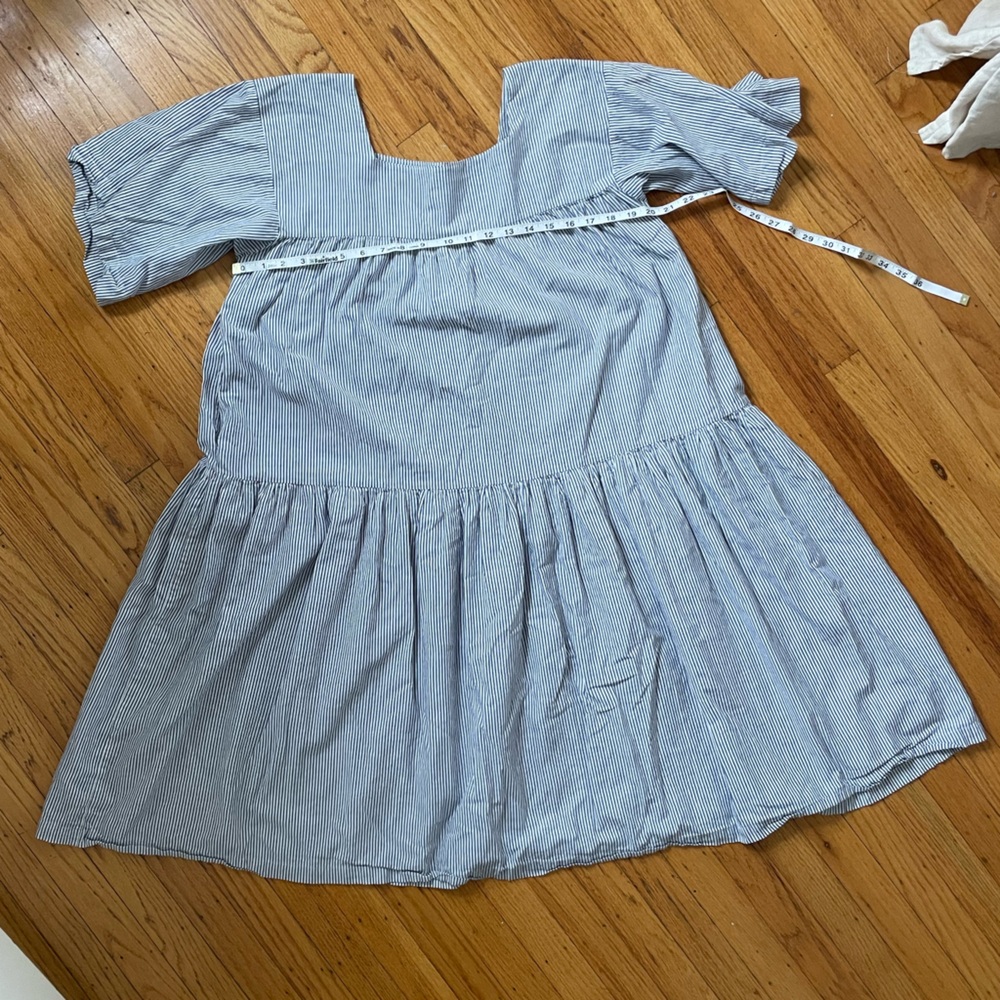 Blue Striped Sun Dress